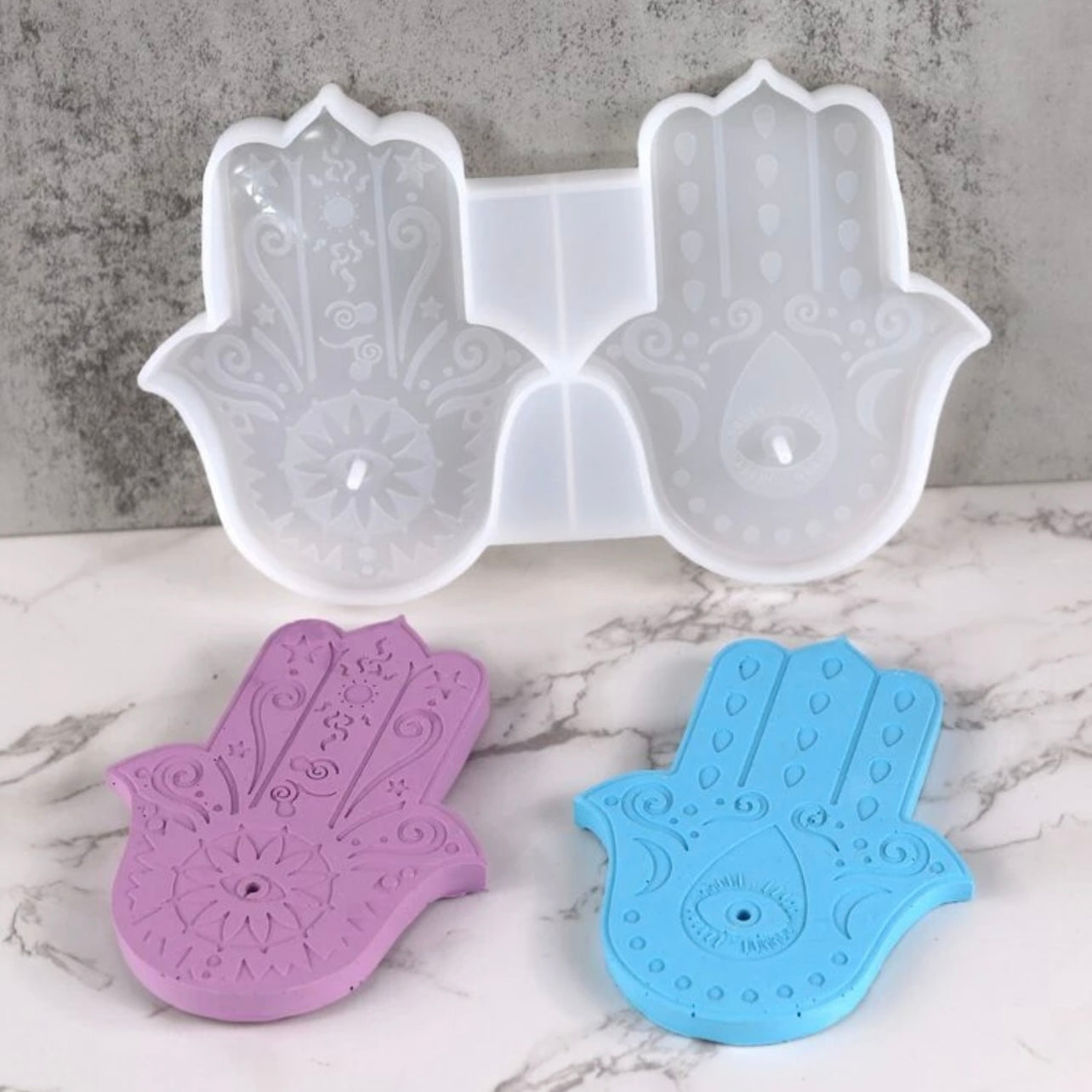 Hamsa Hand Design Silicone Mold #SM1677