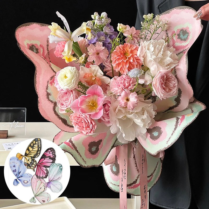 5 Sets-Pack Colorful Butterfly 50*56cm #WP1366