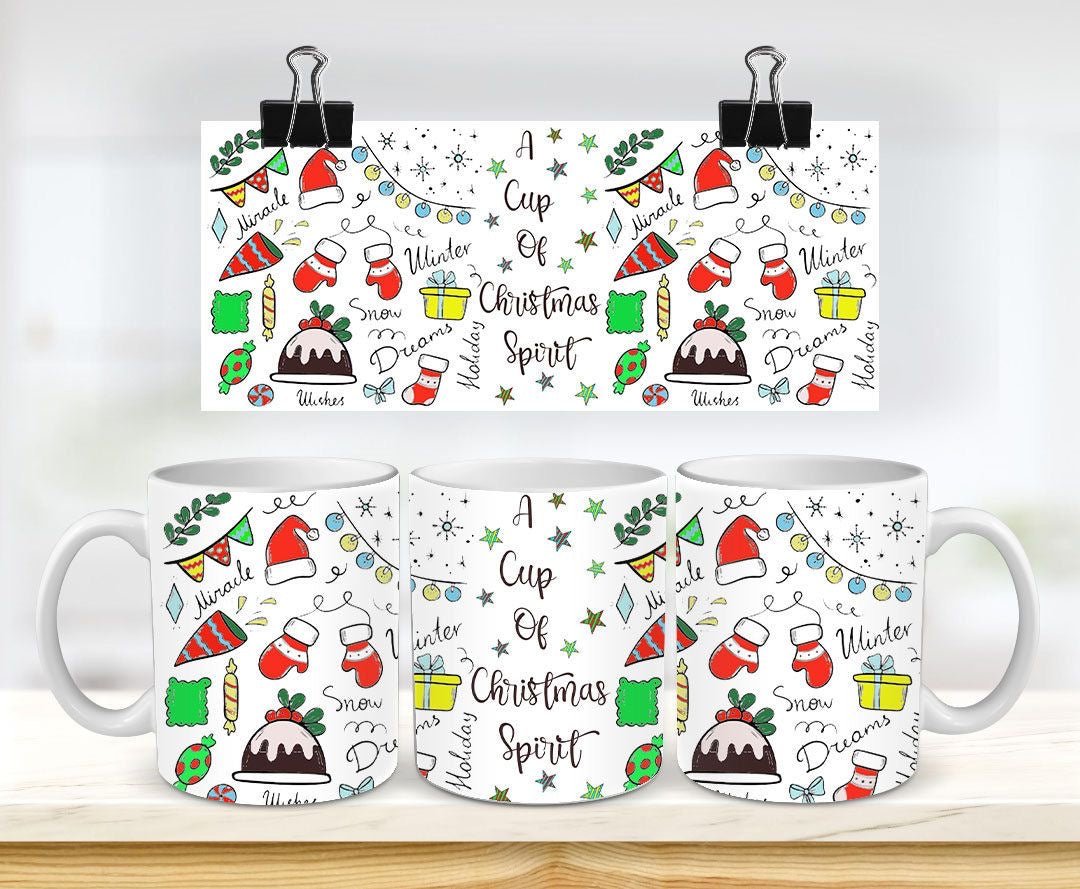 Printed Glass Mug  #GM2173