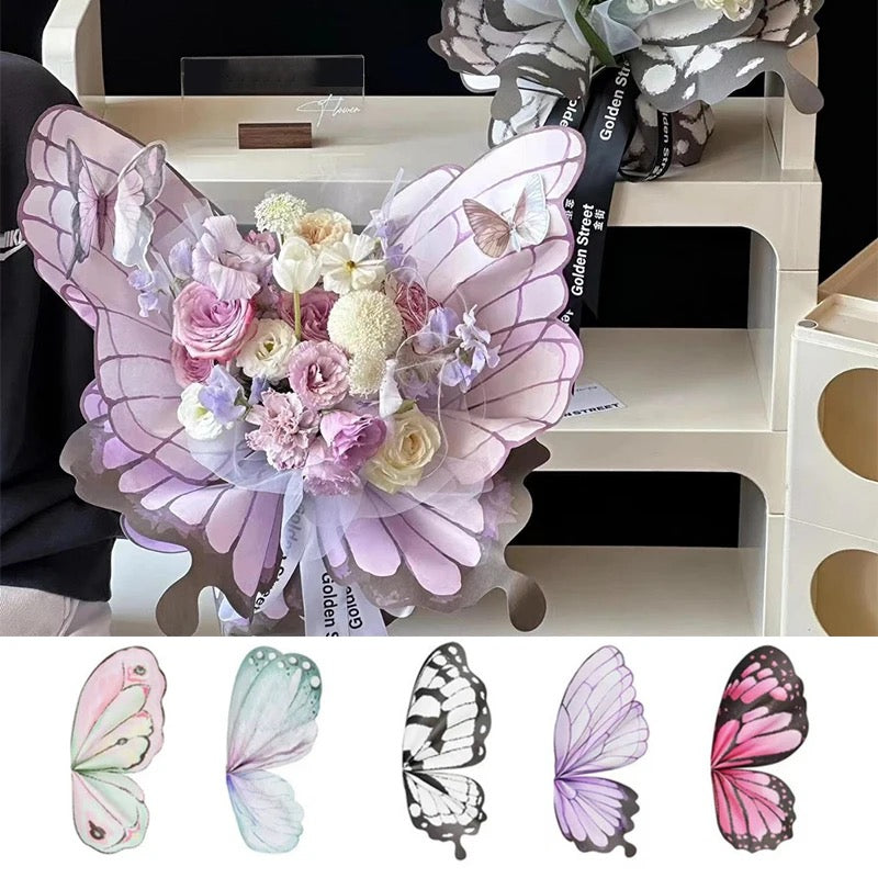 5 Sets-Pack Colorful Butterfly 50*56cm #WP1368