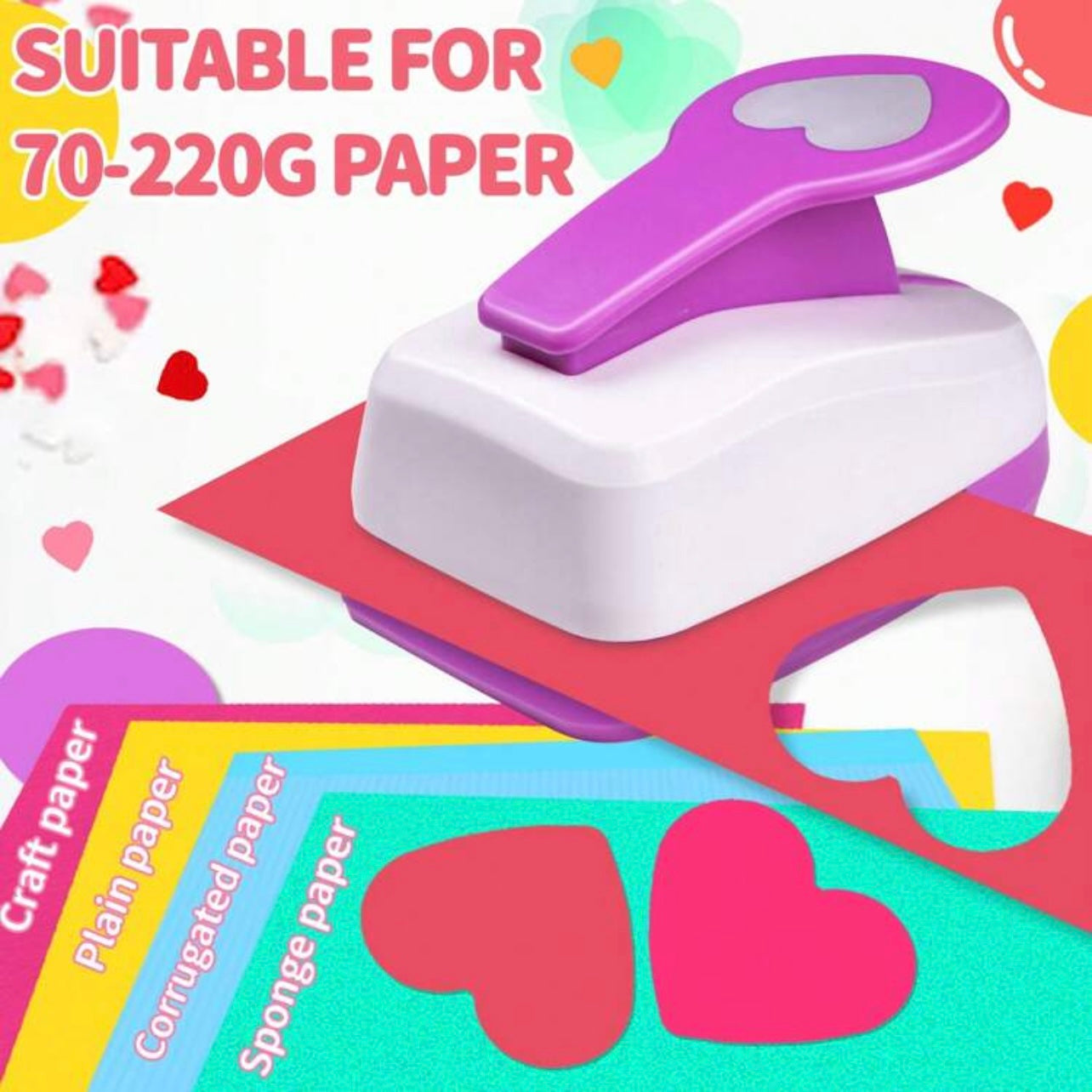 Heart-Shaped Paper Punching #PP1860