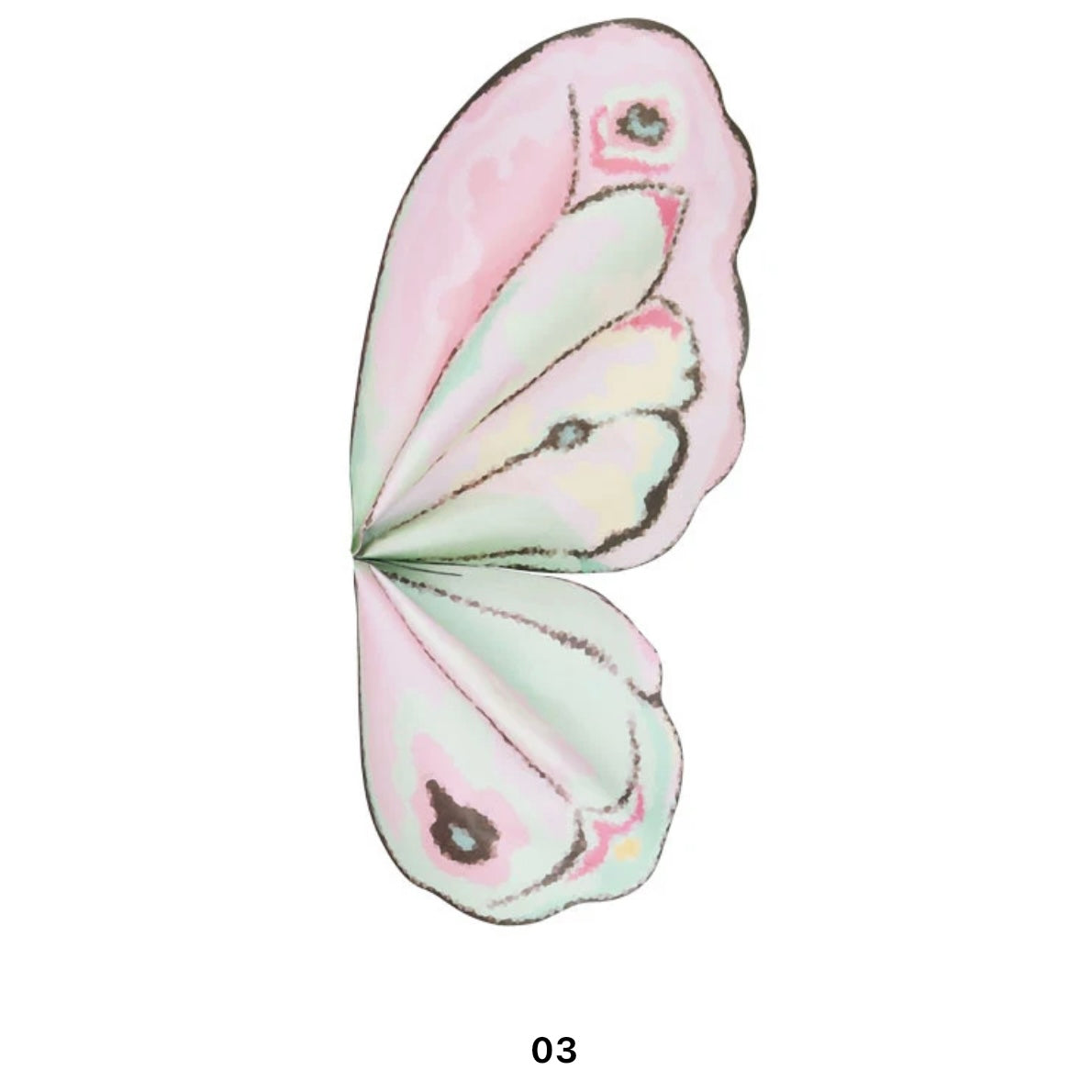 5 Sets-Pack Colorful Butterfly 50*56cm #WP1366