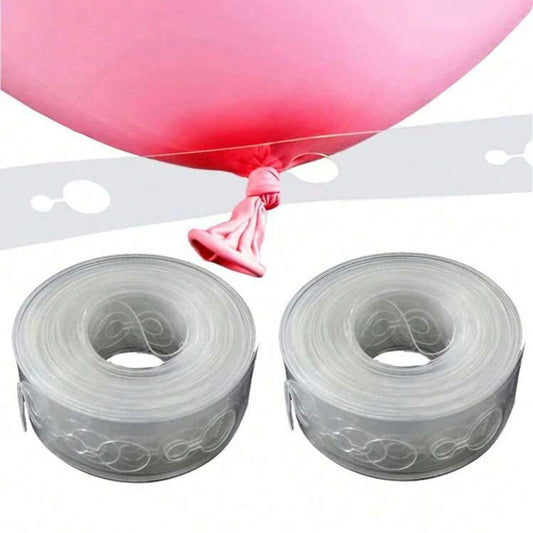 Transparent Plastic Balloon Chain, Wall Decoration, 5m #BC1347