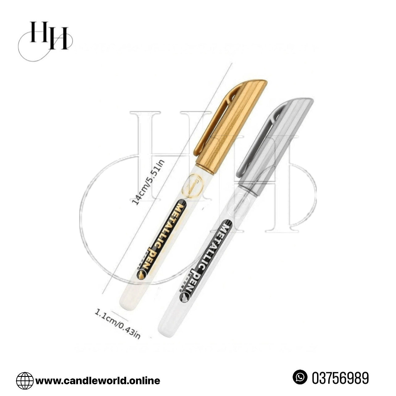 2pcs Metal Drawing Pen Set #MP1166