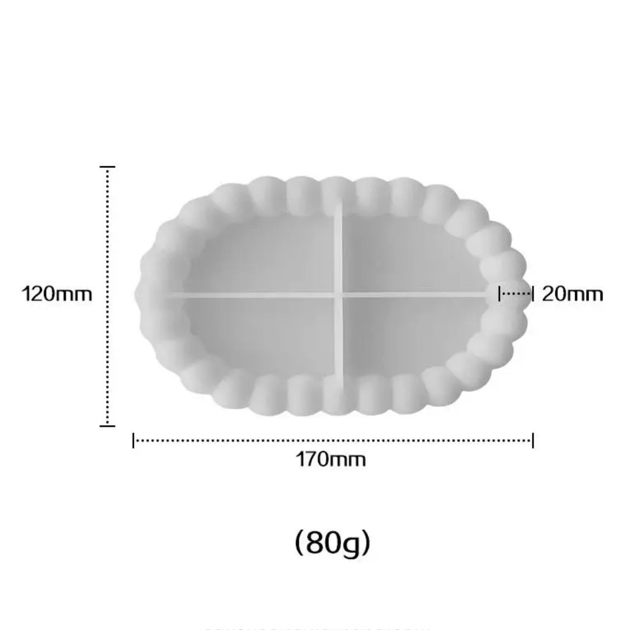 Plate Shape Silicone Mold #SM1628