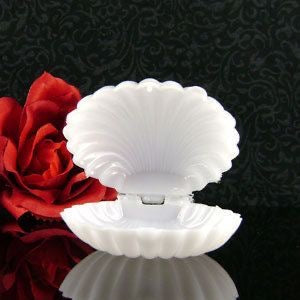 X12pcs Plastic Sea Shell Shape Box #SB1655