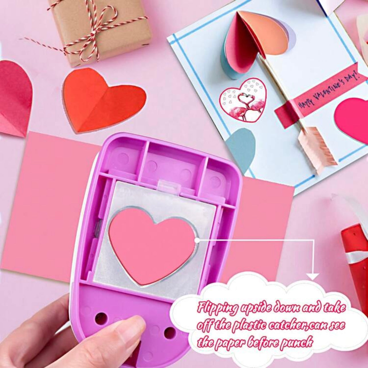 Heart-Shaped Paper Punching #PP1860