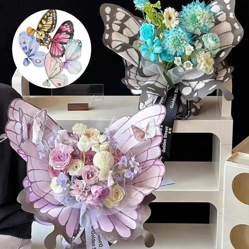 5 Sets-Pack Colorful Butterfly 50*56cm #WP1368