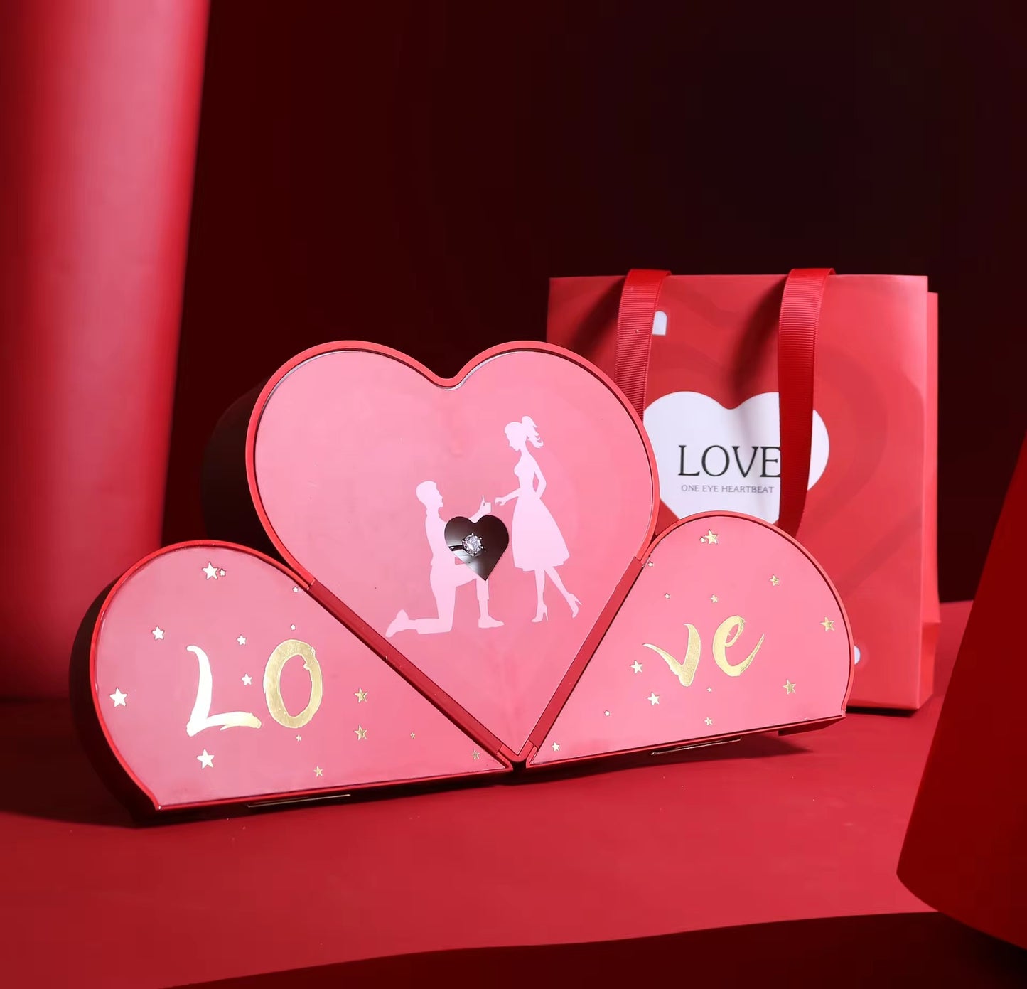 Heart Shape Jewelry Box #JB1747