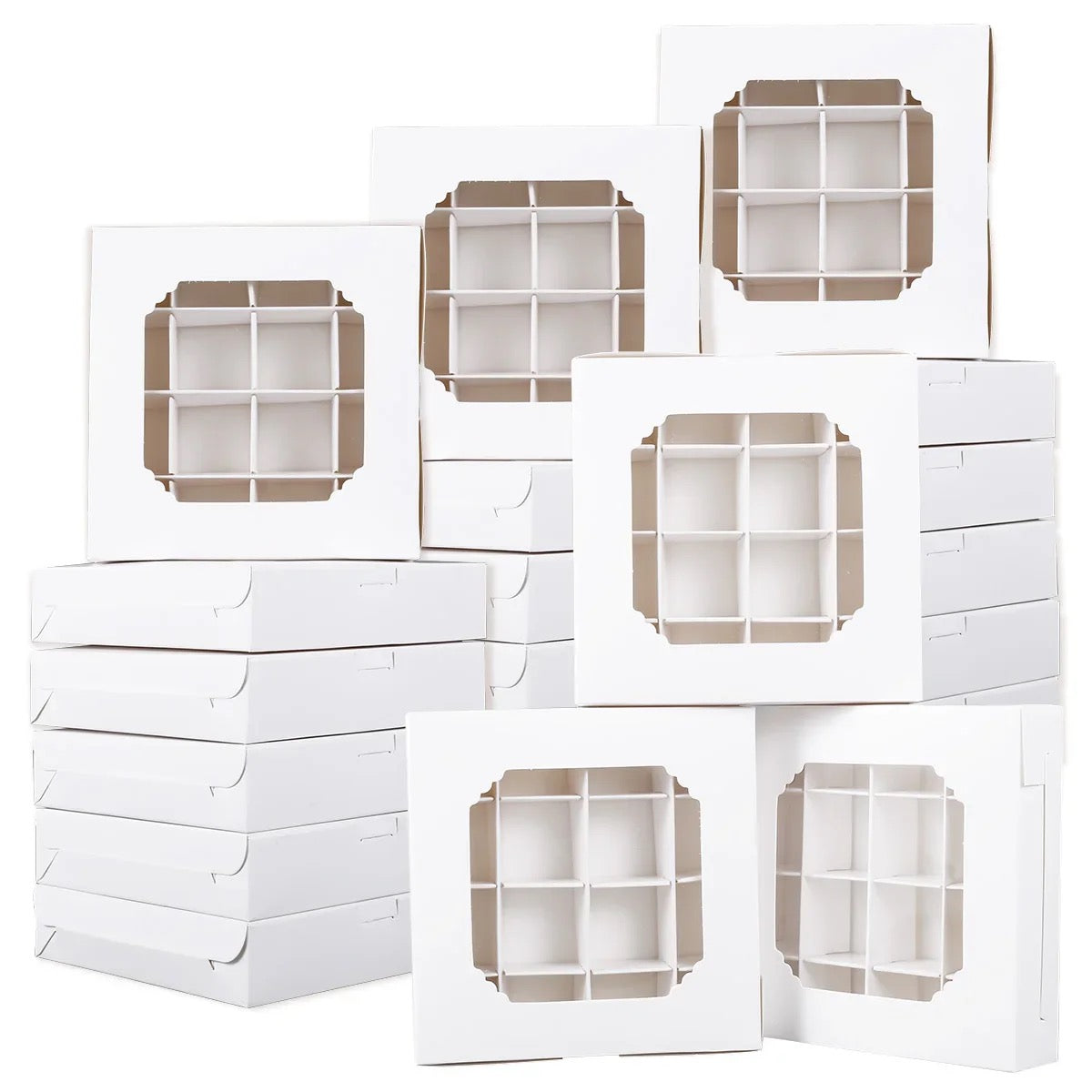 16 Grids White Carton Box 300g #CB1358