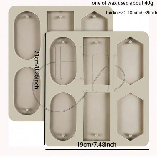 Silicone Clay Aromather Tablets Molds #SM1144