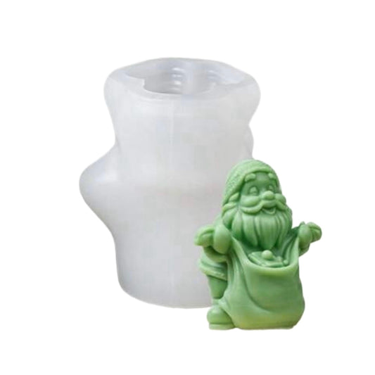 1pc Santa Claus Candle Silicone Mold #SM1501