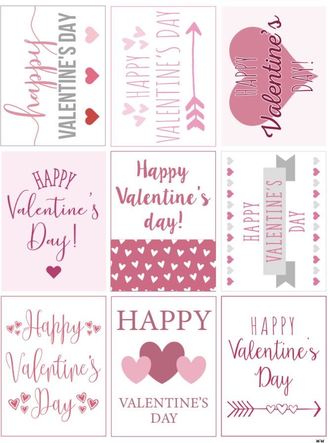 X9pcs - Valentine’s Stickers #VS1711