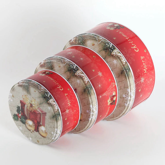 3pcs/set Christmas Aluminum Box #AB2026