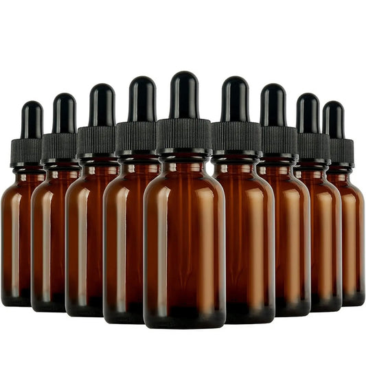 Amber Glass Dropper Bottles
Leakproof for Essential Oil
 #GB1149